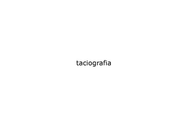 taciografia