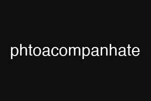 phtoacompanhate