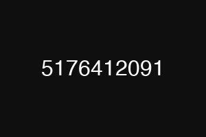 5176412091