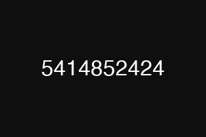 5414852424