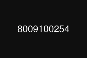 8009100254